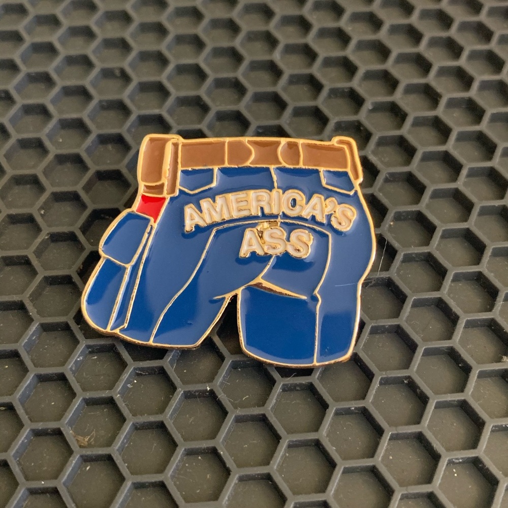 Captain America’s Butt Enamel Pin